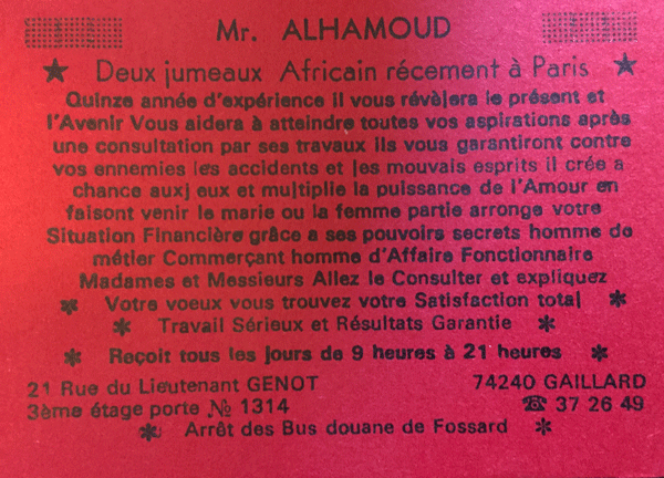 Monsieur ALHAMOUD, (indtermin)