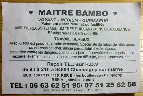 Matre BAMBO, Val de Marne