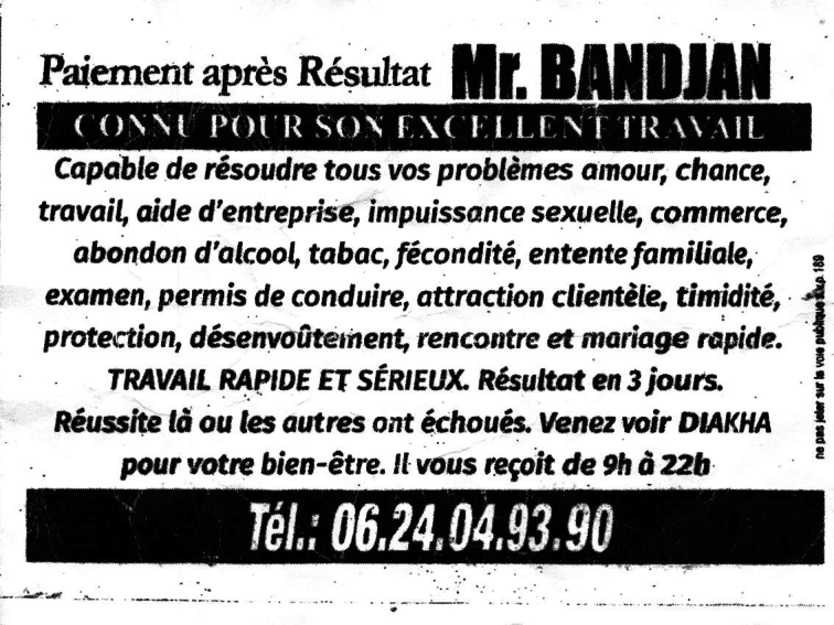 Monsieur BANDJAN, Paris