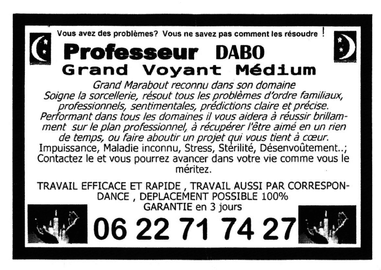 Professeur DABO, Le Mans