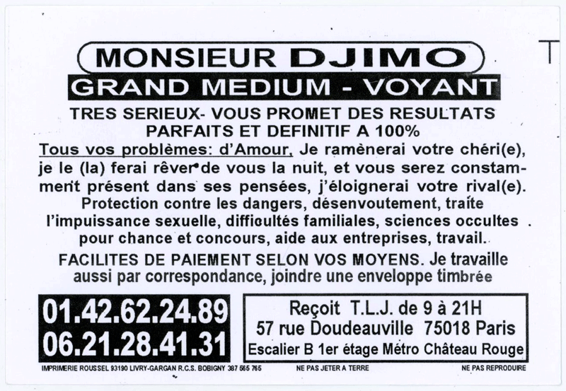 Matre DJIMO, Paris