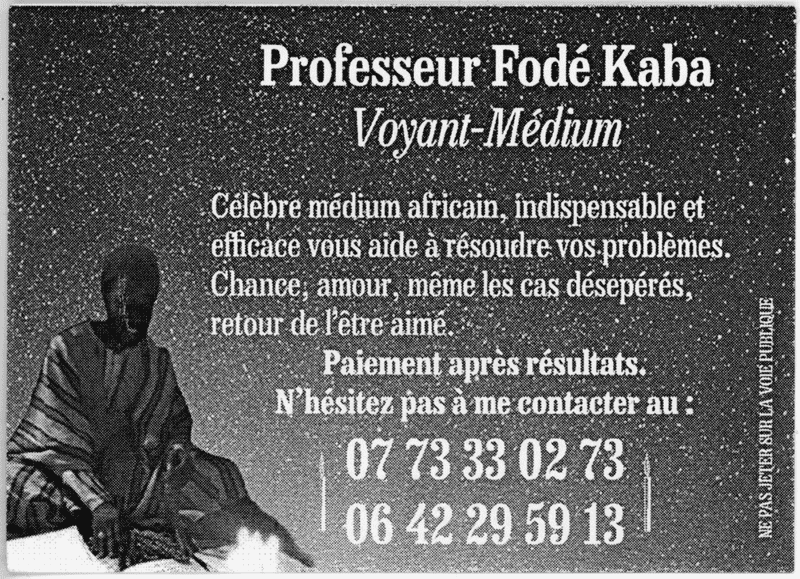 Professeur Fod Kaba, Grenoble