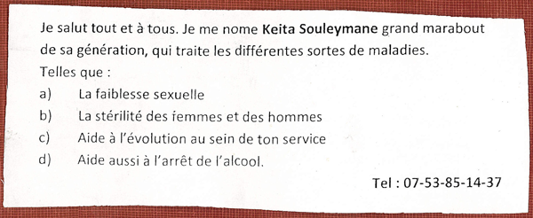 Cliquez pour voir la fiche dtaille de Keita Souleymane