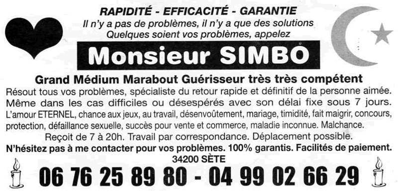 Monsieur SIMBO, Hrault, Montpellier