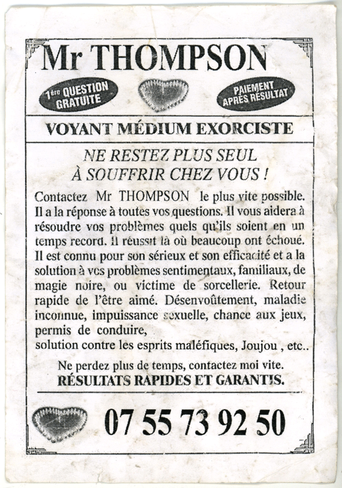 Monsieur THOMPSON, Rouen