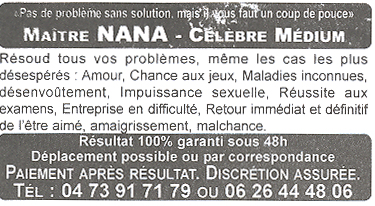 Maître NANA, Clermont-Ferrand