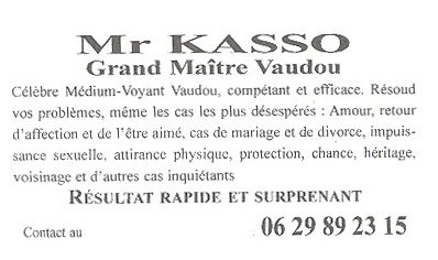 Monsieur KASSO, Clermont-Ferrand