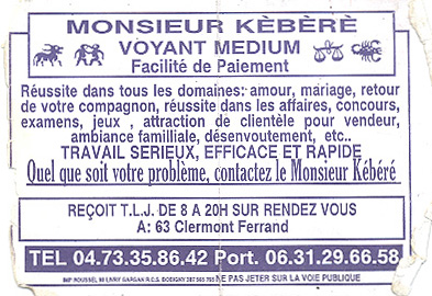 Monsieur KÈBÈRÈ, Clermont-Ferrand