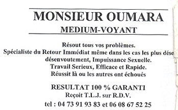 Monsieur OUMARA, Clermont-Ferrand