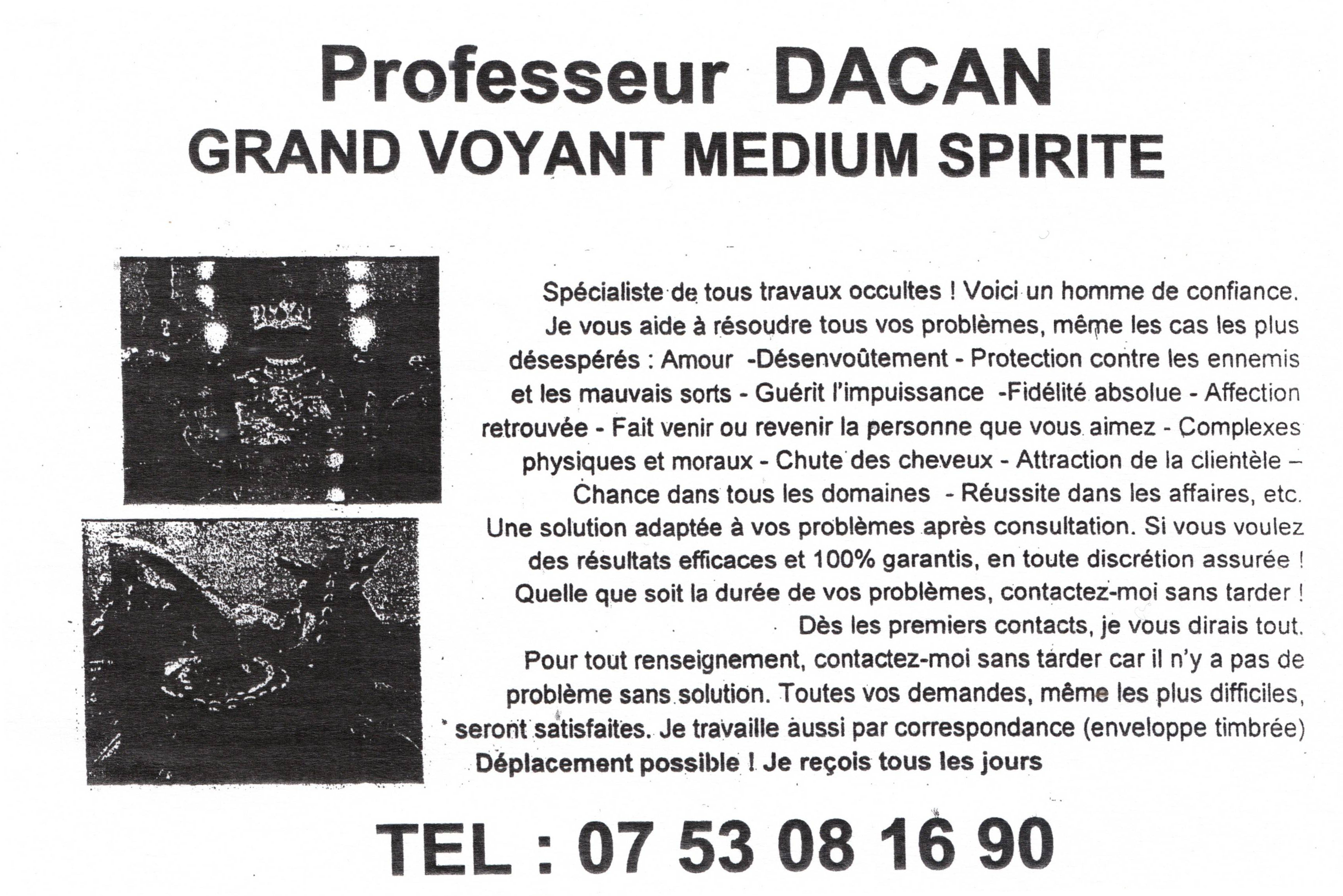 Professeur DACAN, Loire Atlantique