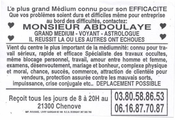Monsieur ABDOULAYE, Dijon