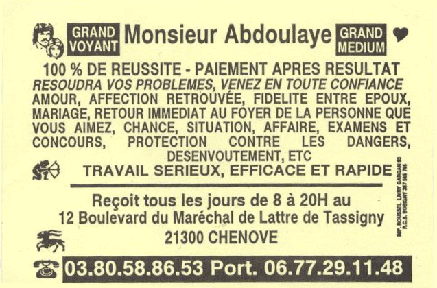 Monsieur Abdoulaye, Dijon
