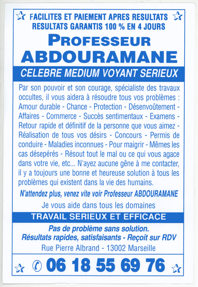 Cliquez pour voir la fiche détaillée de ABDOURAMANE