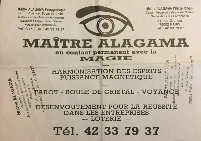 Maître ALAGAMA, Paris