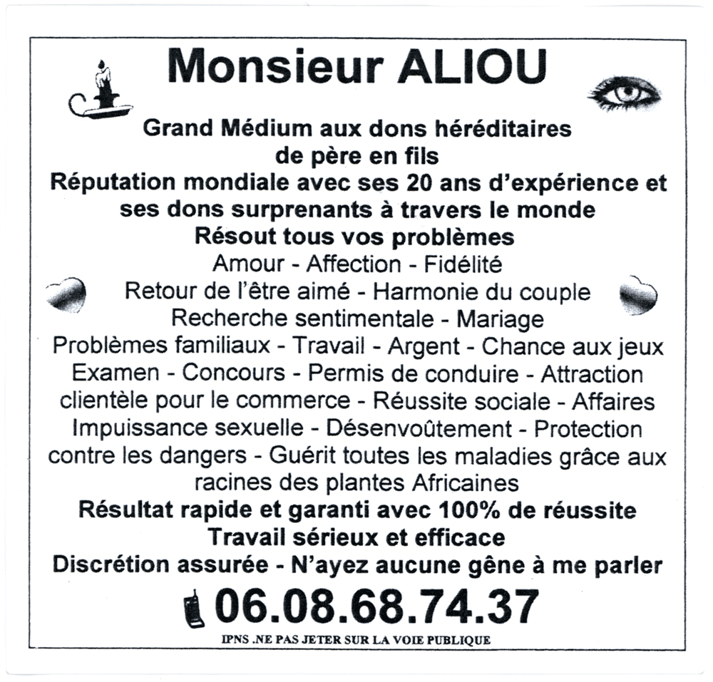 Monsieur ALIOU, Lyon