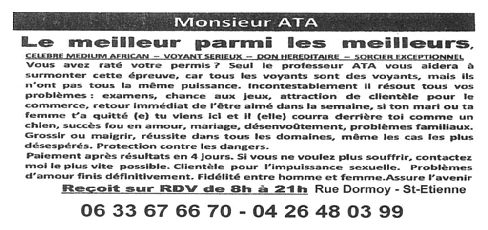 Cliquez pour voir la fiche détaillée de ATA