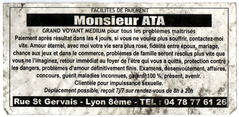Monsieur ATA, Lyon