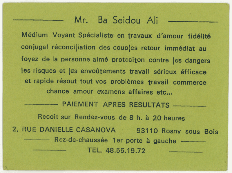 Cliquez pour voir la fiche détaillée de Ba Seidou Ali