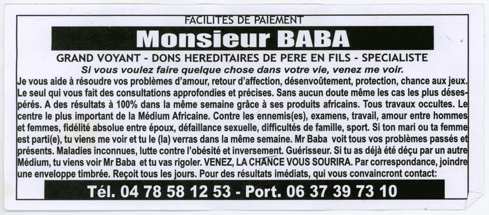 Monsieur BABA, Lyon