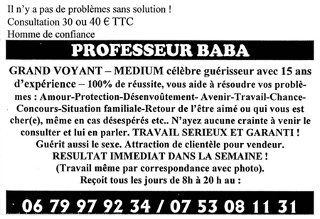 Professeur BABA, Rennes