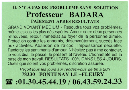 Professeur BADARA, Yvelines