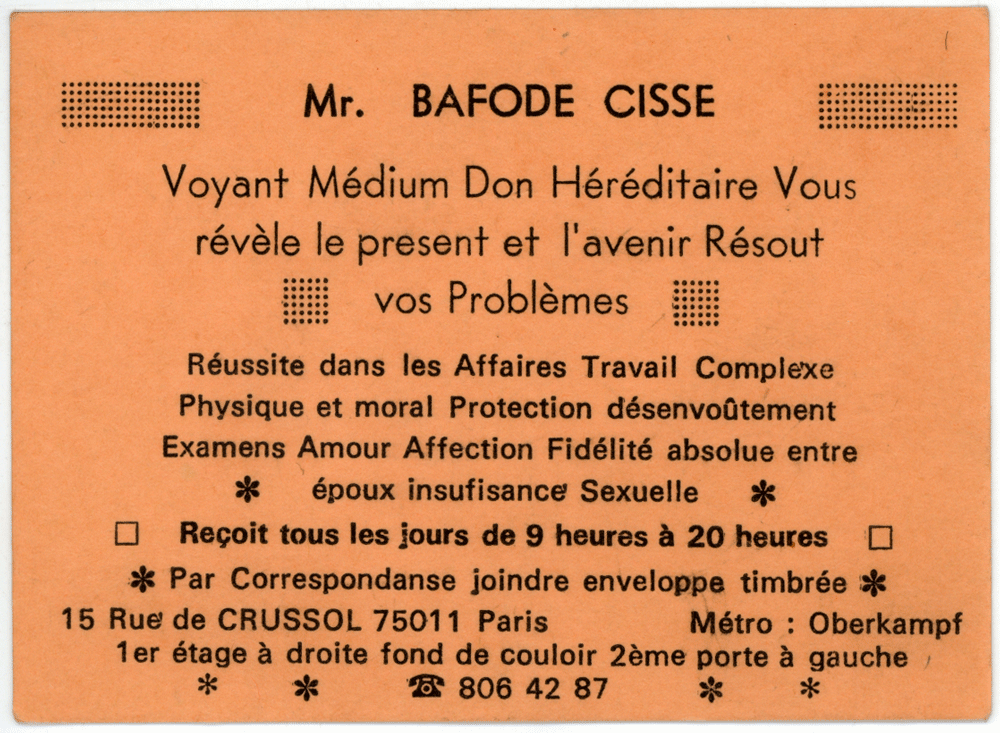 Cliquez pour voir la fiche détaillée de BAFODE CISSE