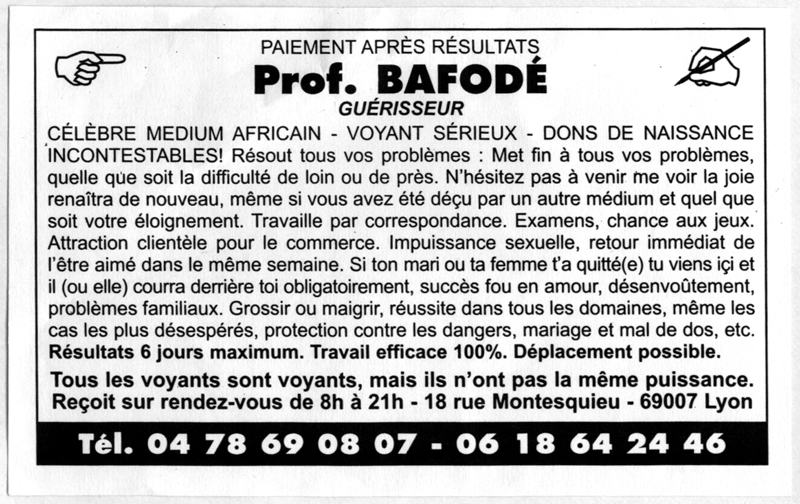Cliquez pour voir la fiche détaillée de BAFODÉ