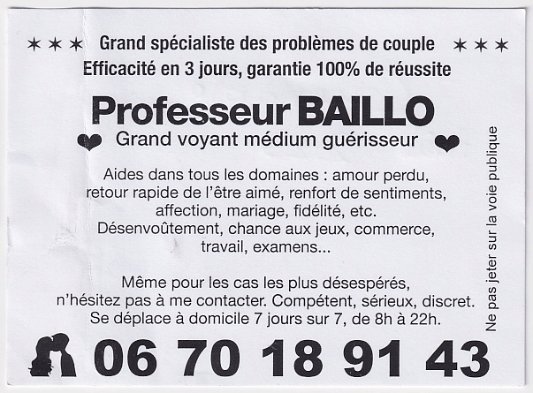 Professeur BAILLO, Grenoble