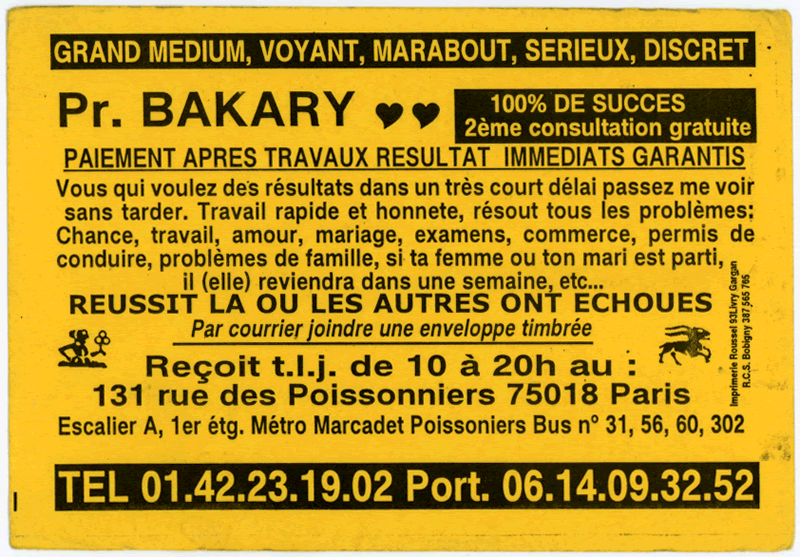 Professeur BAKARY, Paris