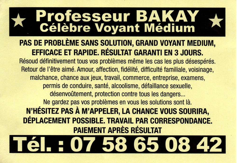 Cliquez pour voir la fiche détaillée de BAKAY