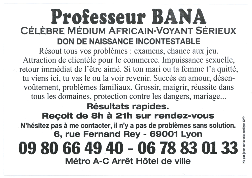 Cliquez pour voir la fiche détaillée de BANA