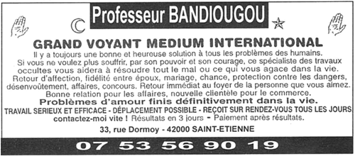 Professeur BANDIOUGOU, Saint-Etienne