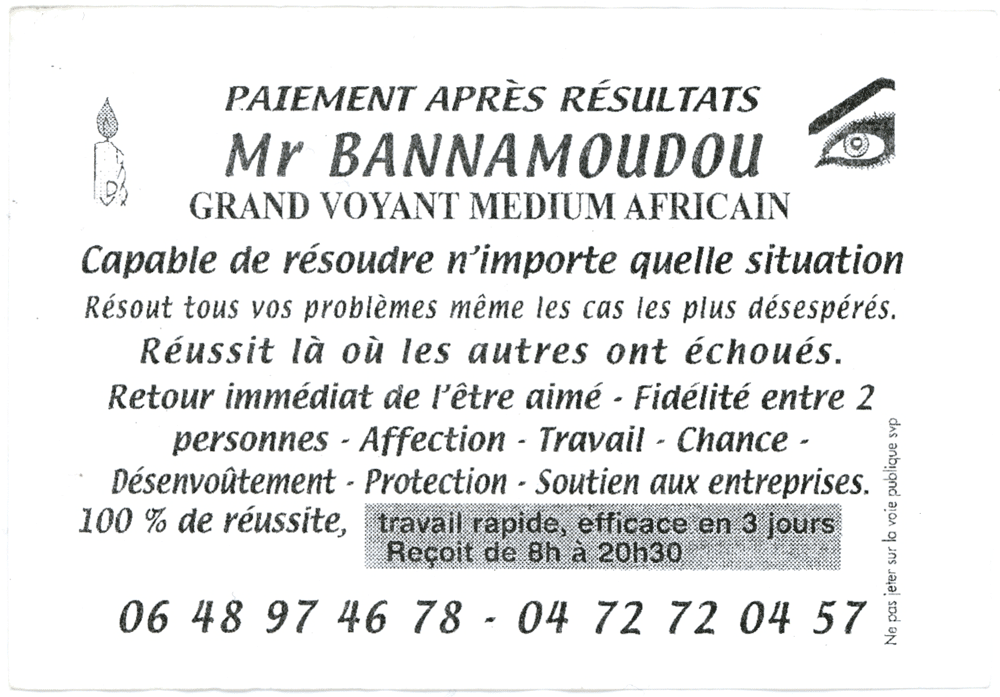 Cliquez pour voir la fiche détaillée de BANNAMOUDOU
