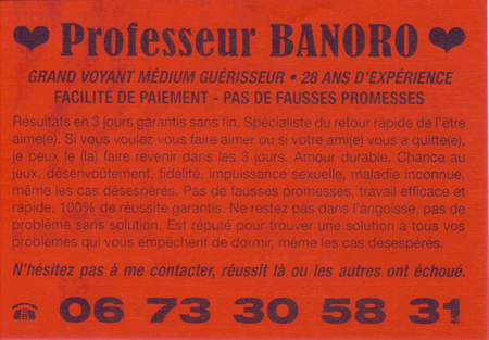 Monsieur BANORO, Grenoble