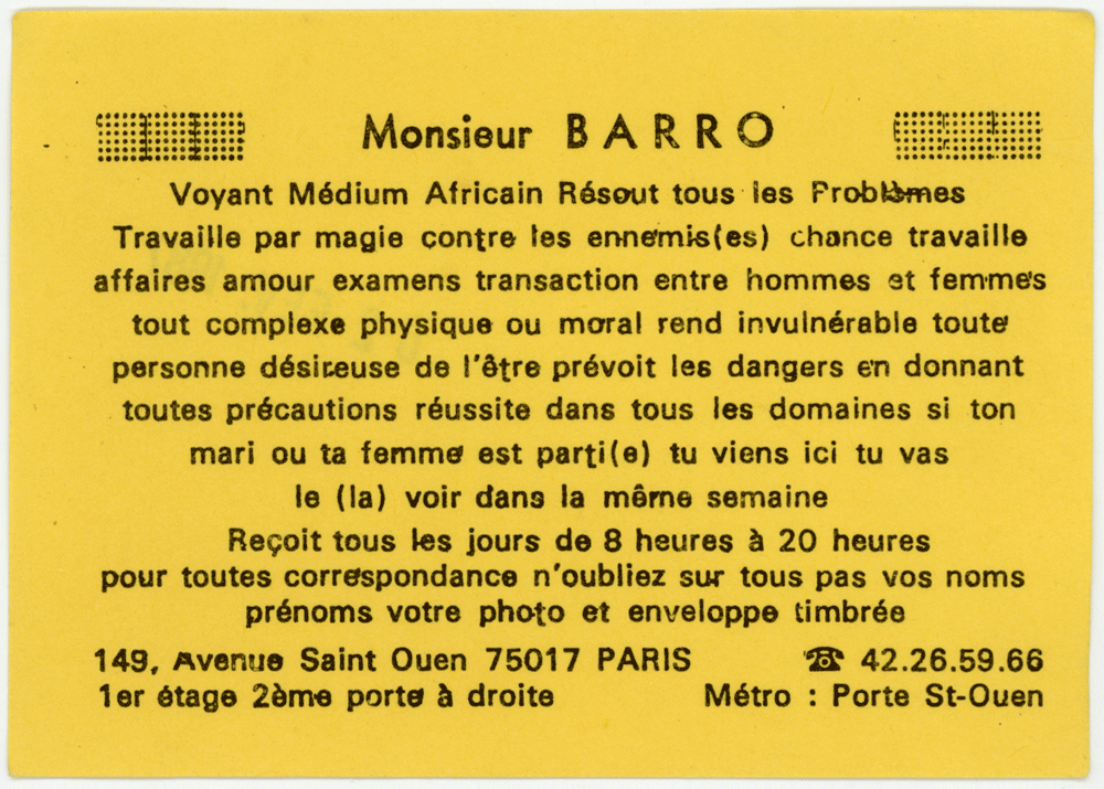 Cliquez pour voir la fiche détaillée de BARRO