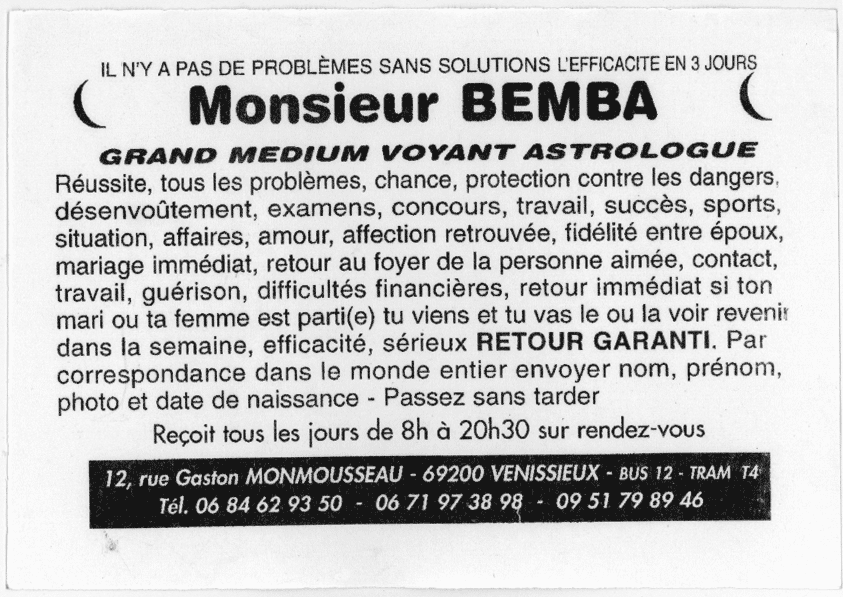 Cliquez pour voir la fiche détaillée de BEMBA