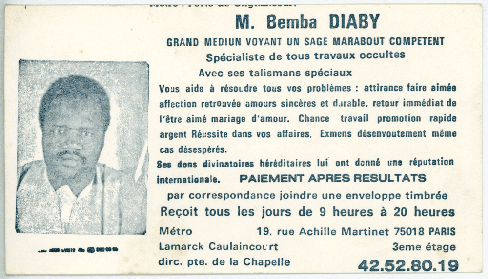 Monsieur Bemba DIABY, Paris