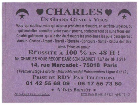  CHARLES, Paris