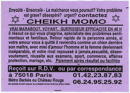 Cheikh MOMO, Paris