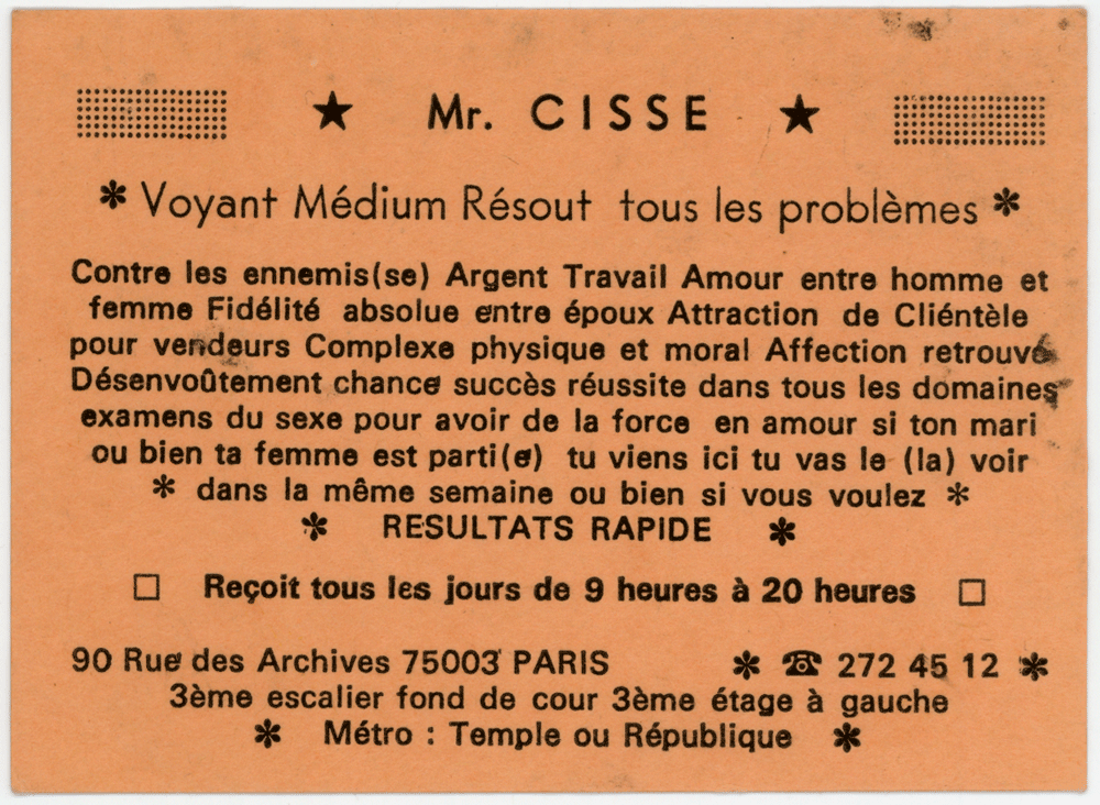 Cliquez pour voir la fiche détaillée de CISSE