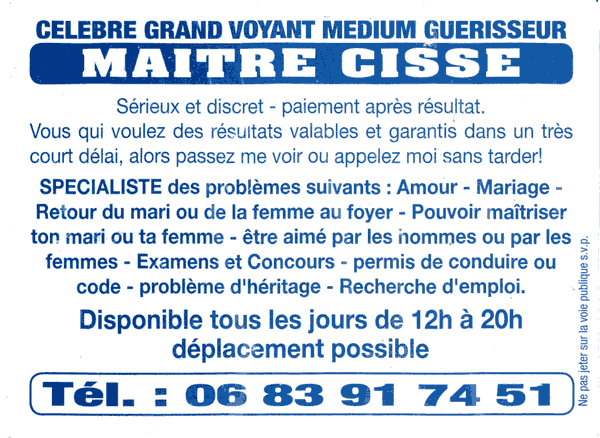 Maître CISSE, Marseille