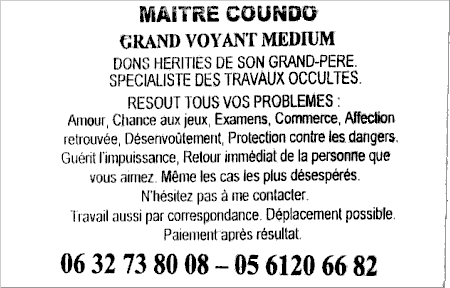 Maître COUNDO, Toulouse