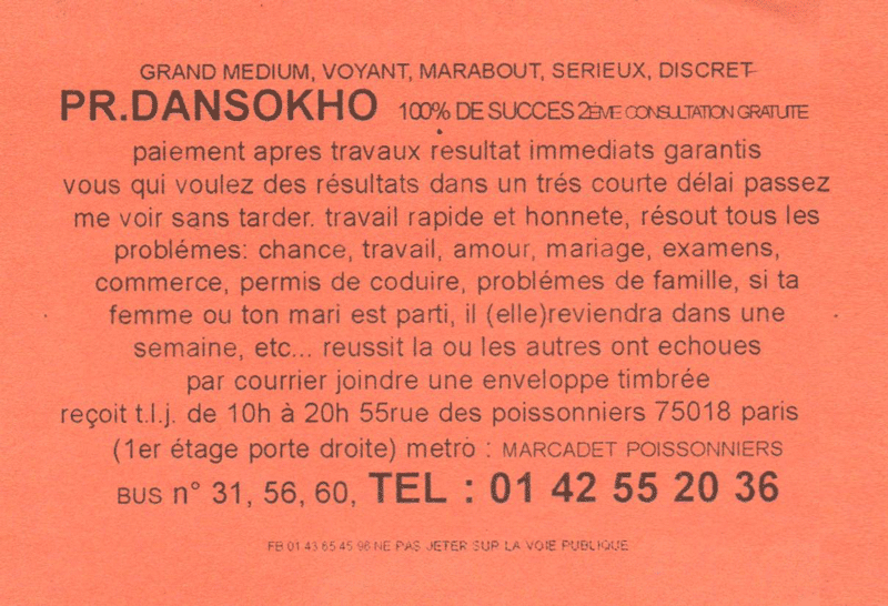 Cliquez pour voir la fiche détaillée de DANSOKHO