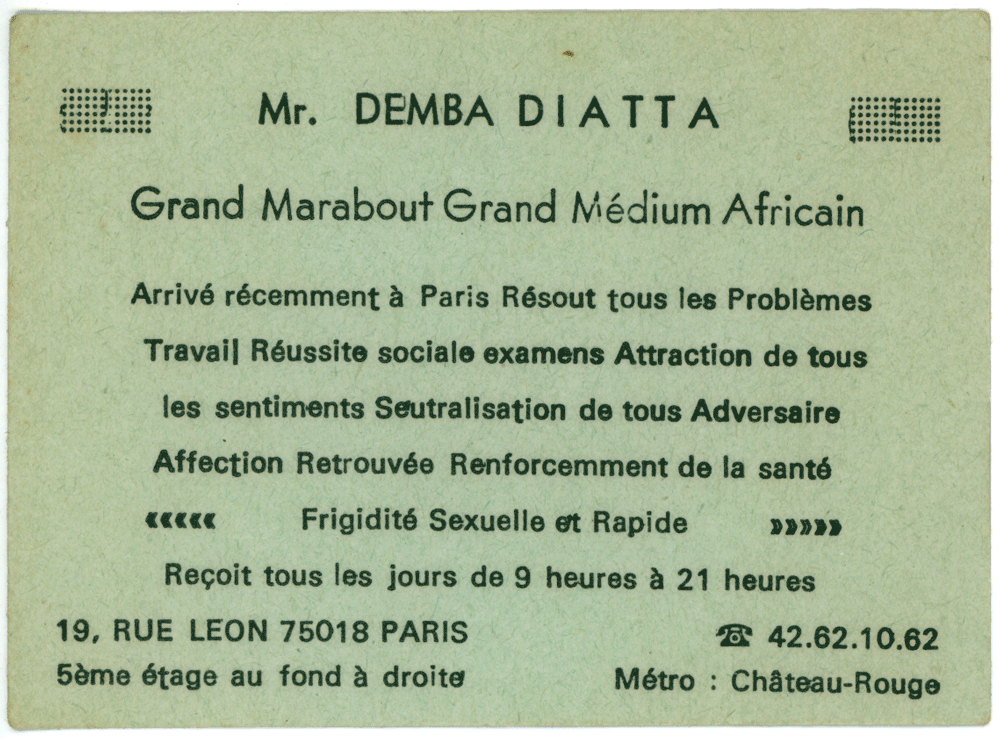 Monsieur DEMBA DIATTA, Paris