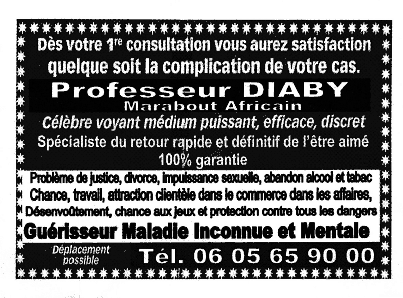 Professeur DIABY, Le Mans