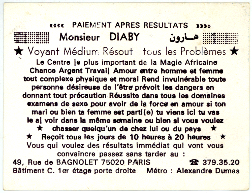 Cliquez pour voir la fiche détaillée de DIABY