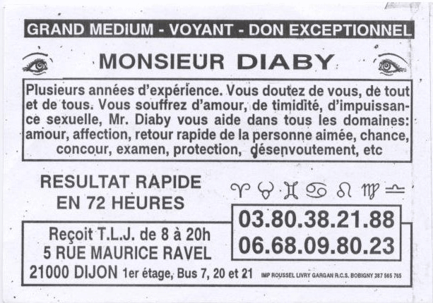 Monsieur DIABY, Dijon