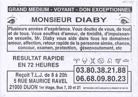 Monsieur DIABY, Dijon