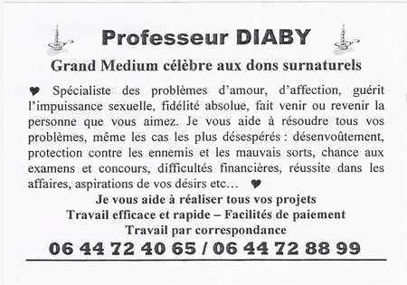 Professeur DIABY, Rennes