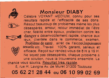 Monsieur DIABY, Toulouse